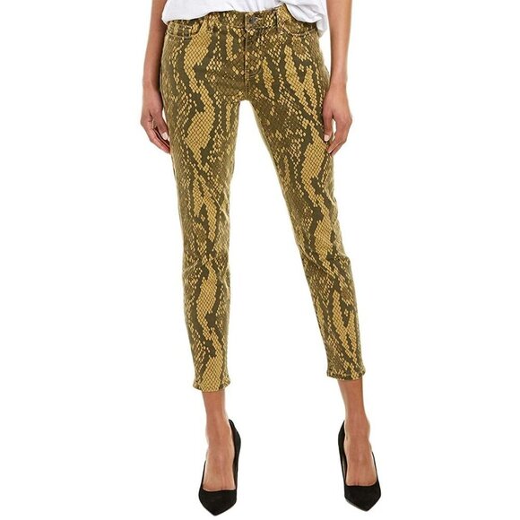 NWT Current | Elliott python print skinny crop jeans, 27 - Picture 1 of 16